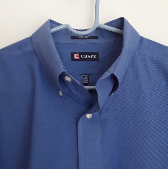 CHAPS SHIRT. SIZE 17-17.5 34/35. - Picture 6 of 7